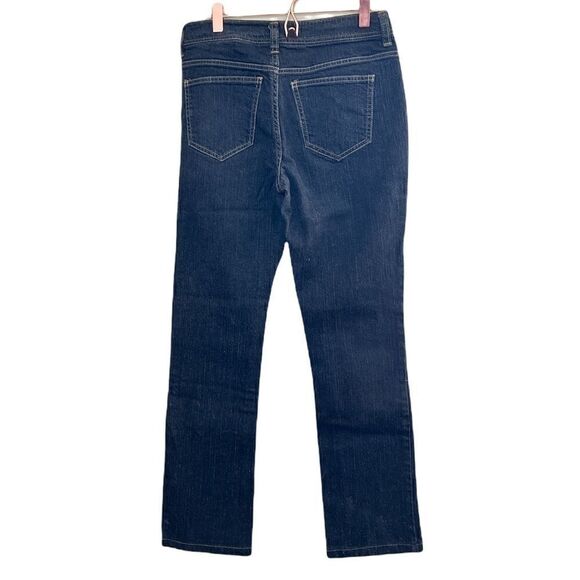 DKNY Petites Straight Leg Dark Wash Jeans - Picture 4 of 4